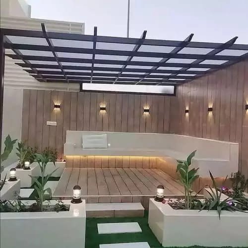 مظلات حدائق منزلية أحدث أشكال مظلات الحدائق